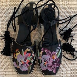 ETRO Embroidered Espadrilles- FITS LIKE SIZE 8/8.5